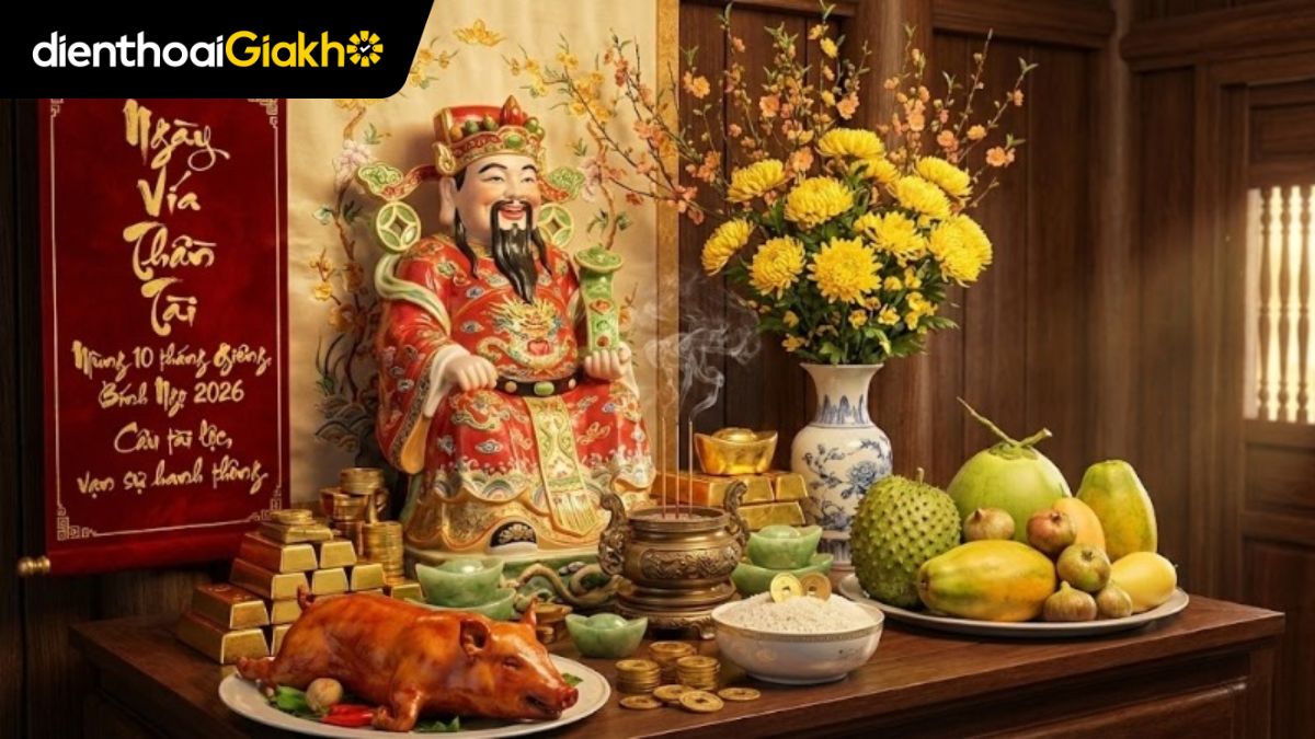 Cập nhật khung giờ cúng Ngày Thần Tài 2026 đẹp nhất