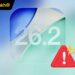 Lỗi iOS 26.2.1: Người dùng phản ánh treo máy, hao pin sau khi cập nhật