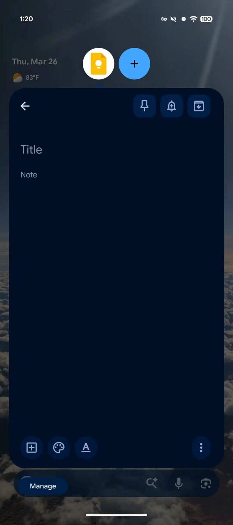 Tính năng App Bubbles