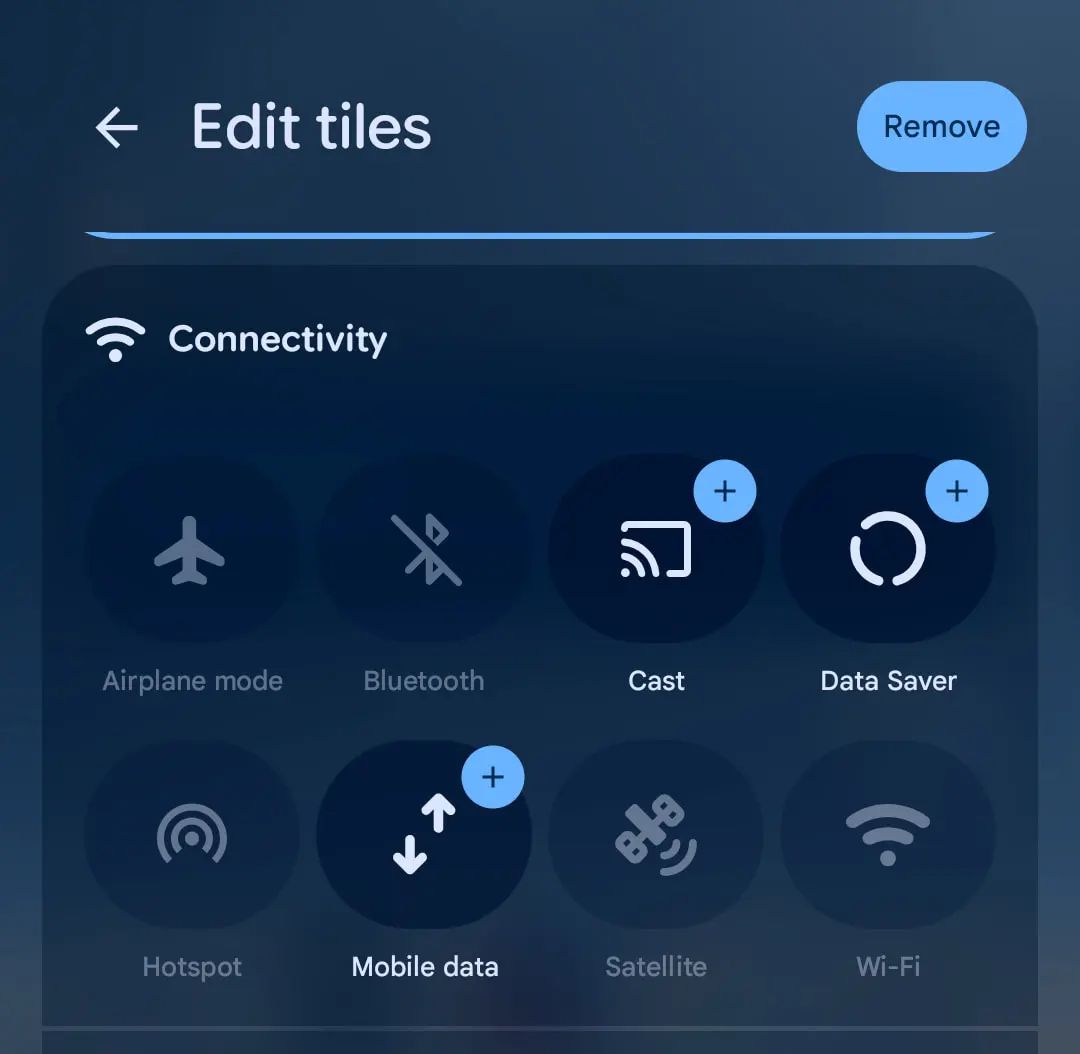 Công tắc chuyển đổi nhanh giữa Wi-Fi và dữ liệu di động