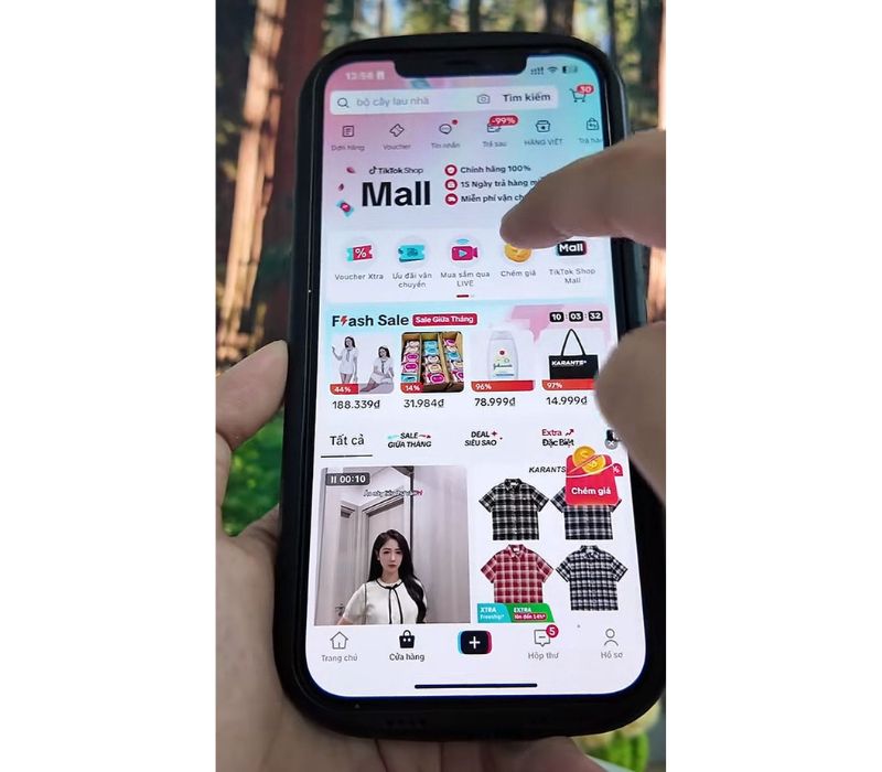 cách bật chém giá Đợt 2 trên TikTok