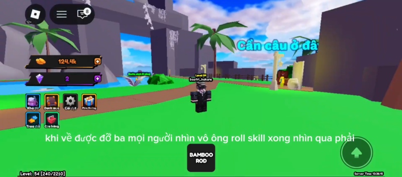 Cách lấy cần tre trong Titan Fish 