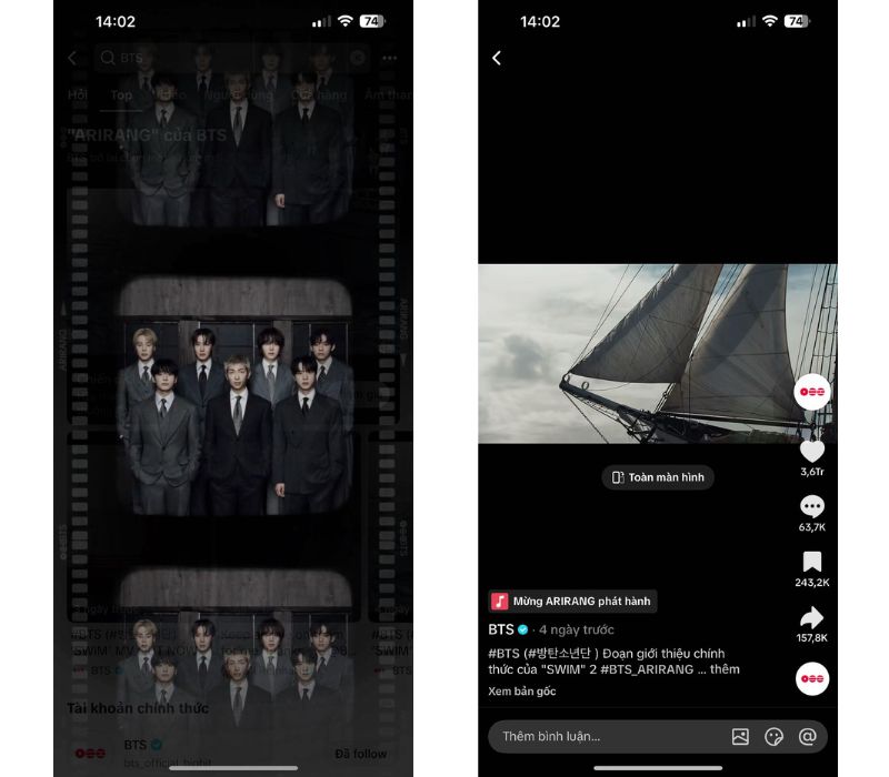 Cách nhận avatar mũ thủy thủ BTS