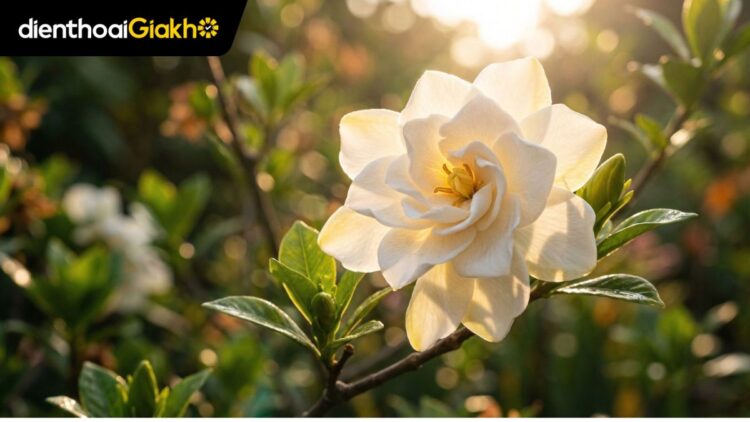 hình nền hoa dành dành