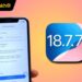 iPhone cũ cập nhật ngay iOS 18.7.7 để sửa lỗi quan trọng!