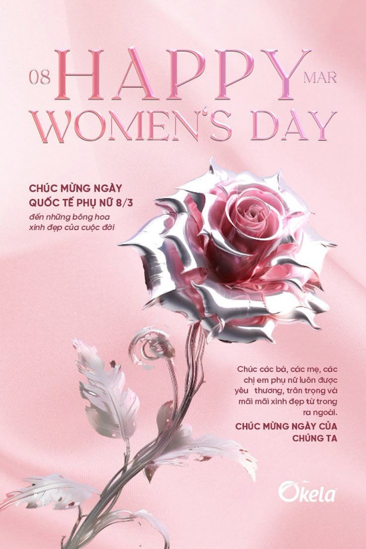 Thiệp 8/3 tặng vợ hoặc người yêu