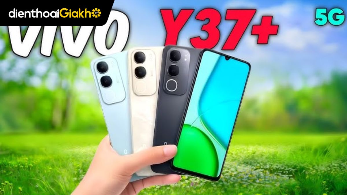 Vivo Y37+ ra mắt: Pin 6.000mAh và chip Dimensity 6300