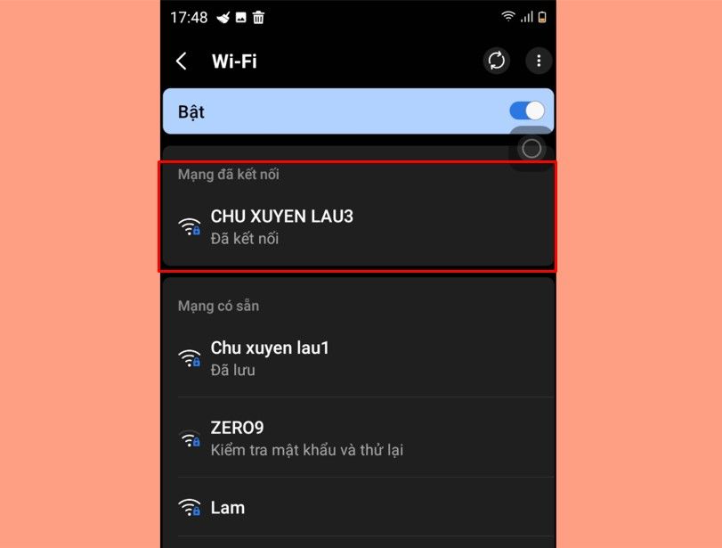 lỗi trên Android