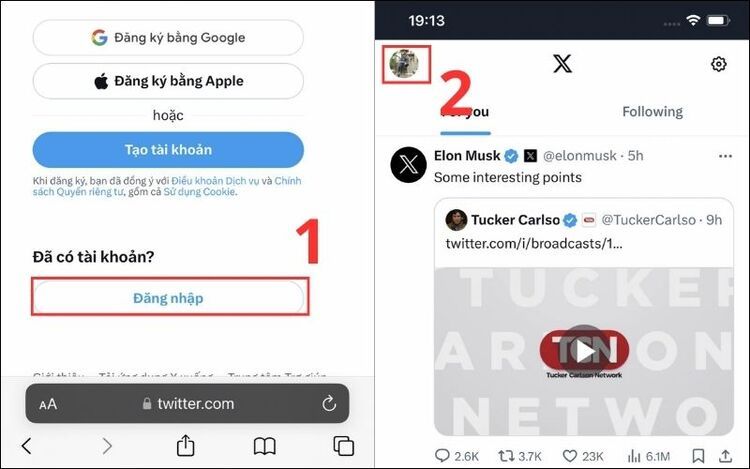 Cách tắt cảnh báo nội dung trên X