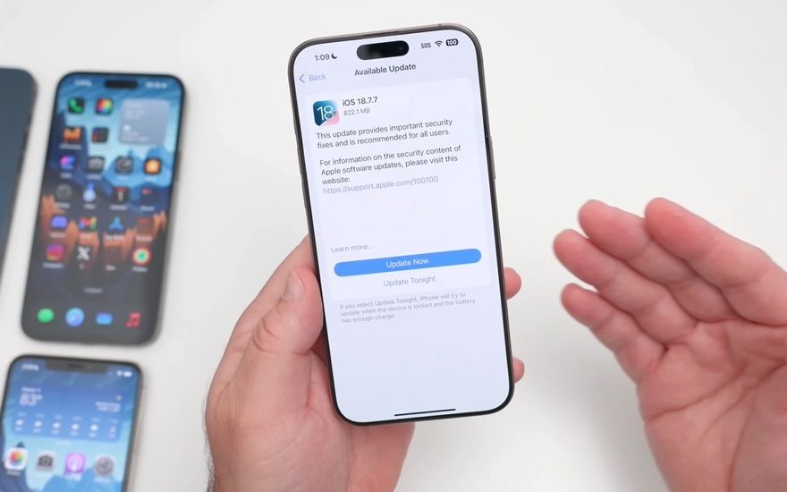 iOS 18.7.7 có hao pin không? Đánh giá có nên cập nhật?