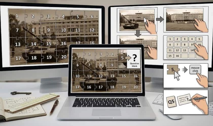 Trò chơi lật mảnh ghép