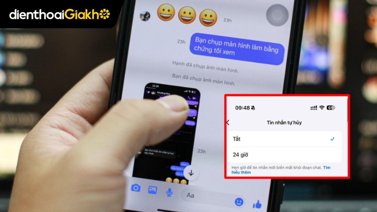 Tin nhắn tự hủy trên Messenger là gì? Cách bật, tắt để chống chụp lén
