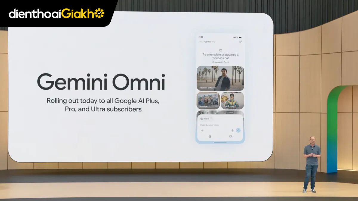 Google ra mắt Gemini Omni: Hỗ trợ tạo video đa phương thức