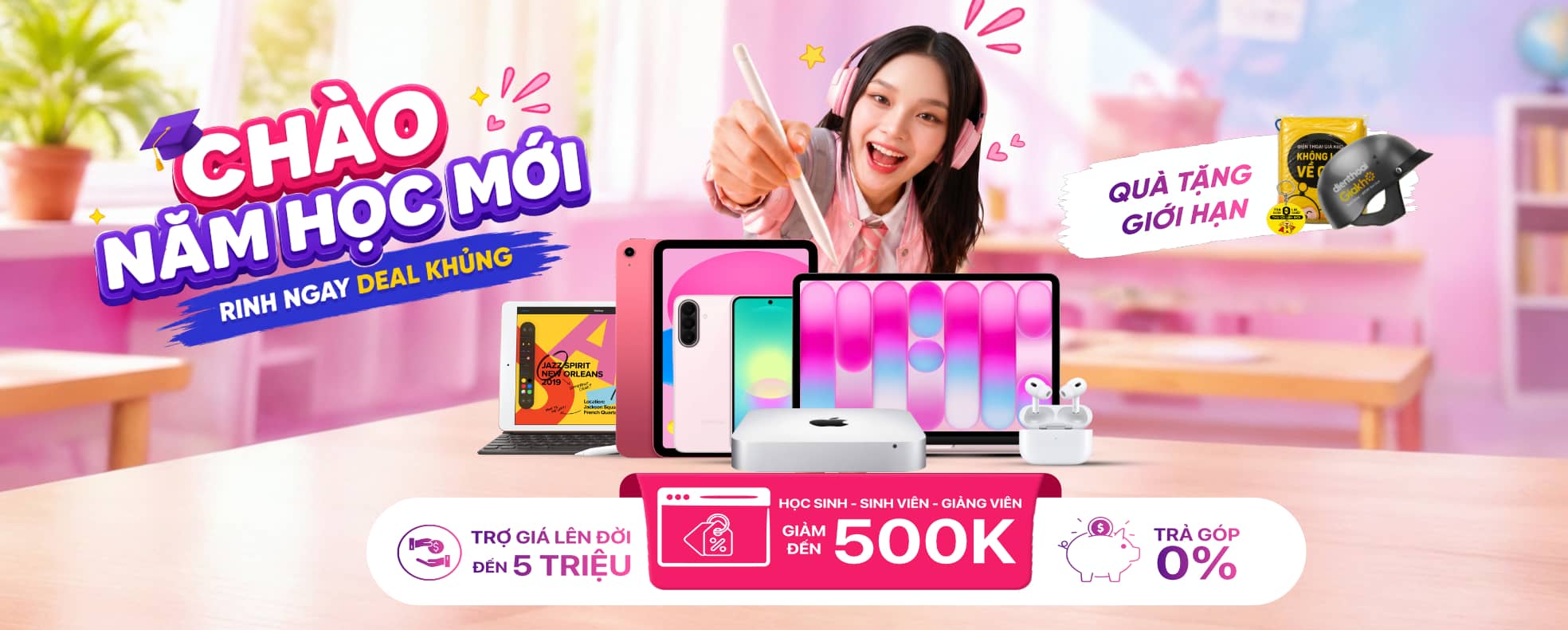 ưu đãi học sinh sinh viên