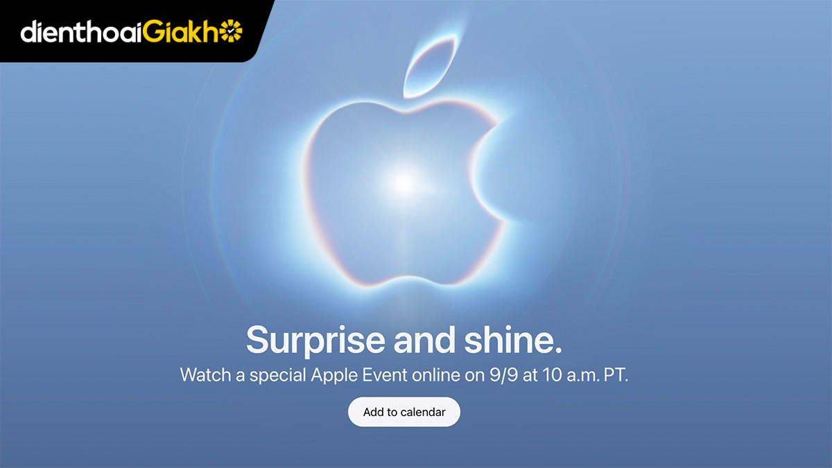 Thư mời sự kiện Apple hé lộ ngày ra mắt loạt sản phẩm mới
